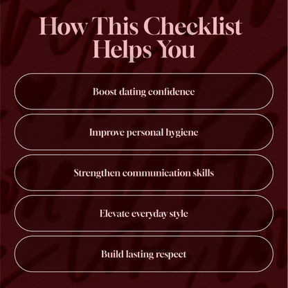The Ultimate “Icks” Survival Checklist for Guys | Digital Download | Funny Self-Improvement Guide to Avoid Dating Icks for Guys | eBook PDF Instant Download
