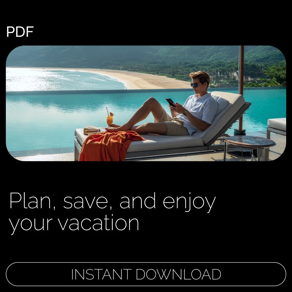 Smart Vacation Savings: How to Plan Your Monthly Budget eBook | How Much to Save for Vacation Per Month