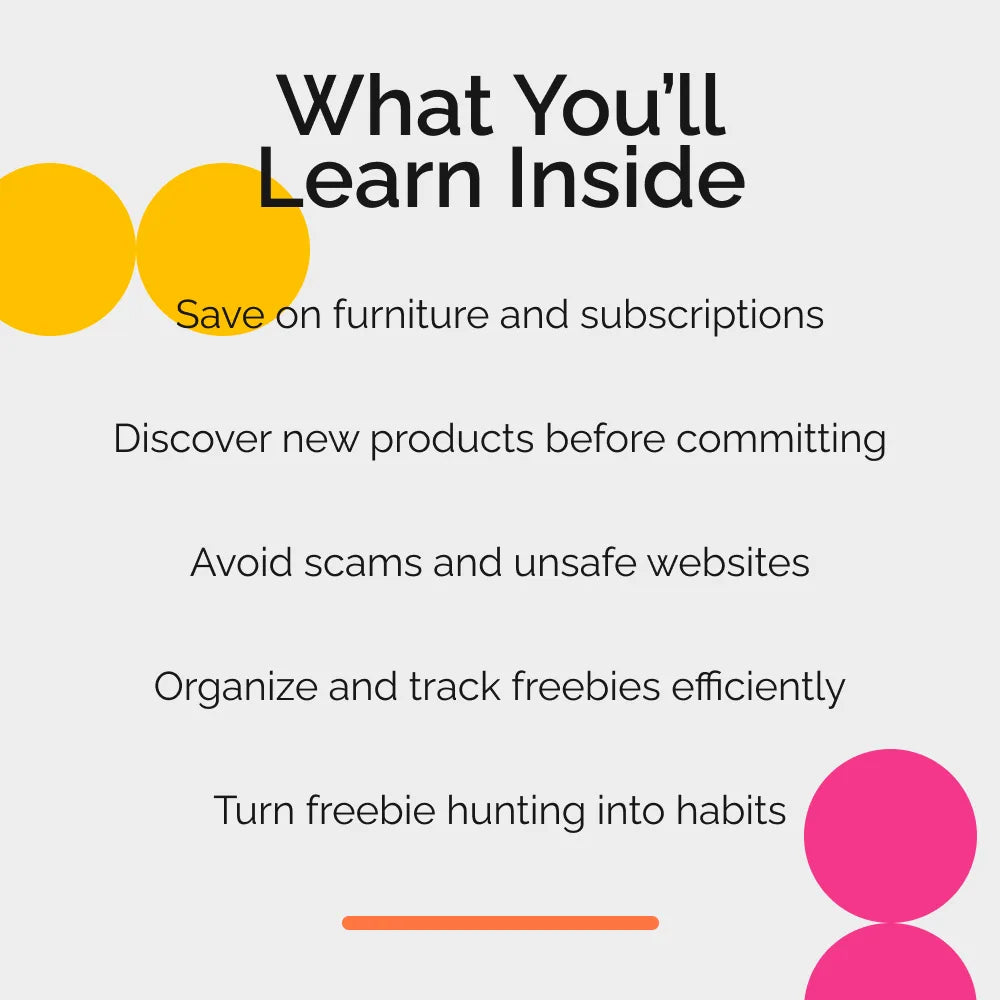Freebies Unlocked: How to Score Furniture, Trials, and Vouchers Online – The Ultimate Guide to Finding Freebies Online