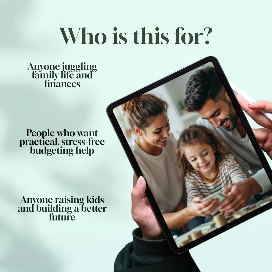 Family First, Finances Next: A Real-Life Guide to Saving Money Together | Family Budget Planner | Digital Guide for Families Save Money For Goals