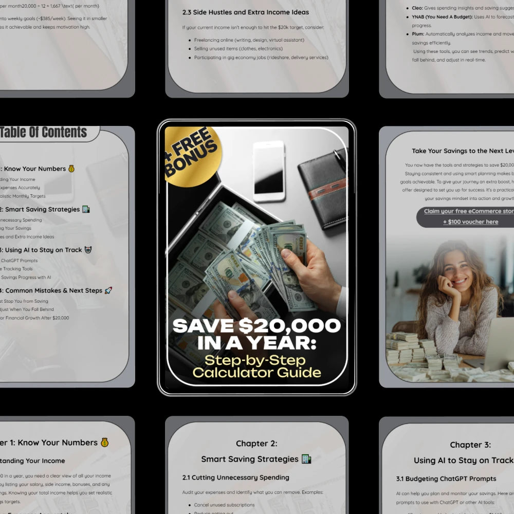 Save $20,000 in a Year: Step-by-Step Calculator Guide – How to Save $20000 in a Year Calculator