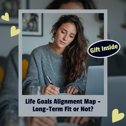 Life Goals Alignment Map – Long-Term Fit or Not? | Self-Discovery eBook | Goal Setting Guide | Personal Growth Checklist | Digital Download