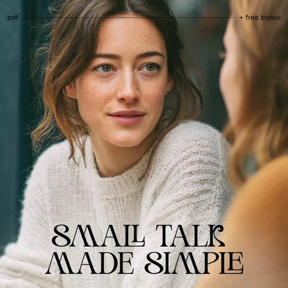 Small Talk Made Simple | Digital Download Guide for Better Conversations, Easy Social Skills, Everyday Communication Tips, Printable eBook