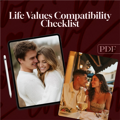 Are We on the Same Page | Life Values Compatibility Checklist | Digital Download eBook & Printable Guide for Relationships, Friendships, and Partnerships