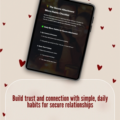 The Secure Attachment Micro-Habits Checklist: Daily Practices to Strengthen Connection and Trust