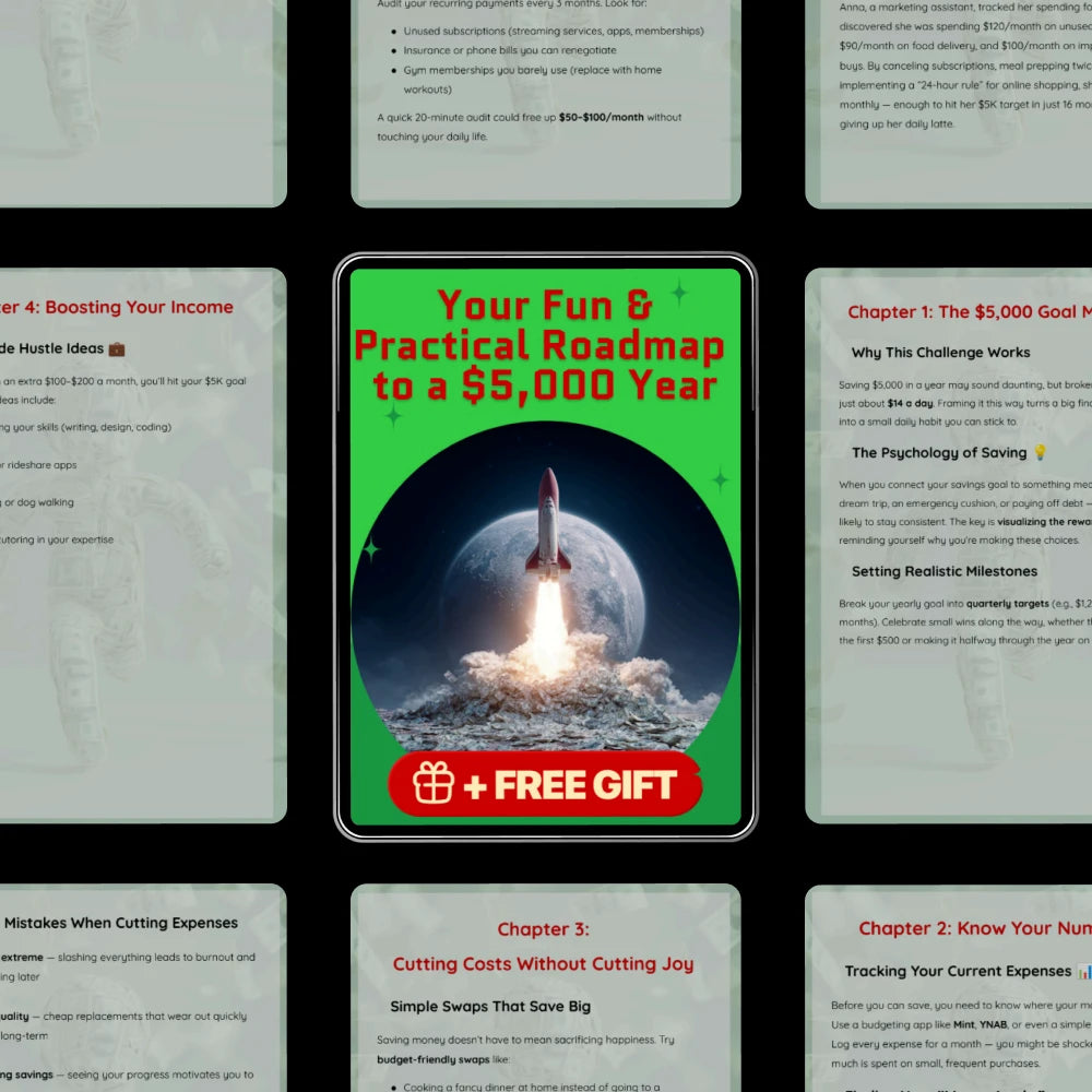 Your Fun & Practical Roadmap to a $5,000 Year: The Ultimate Guide for Saving & Earning More