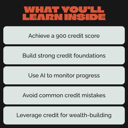 The 900 Credit Score Playbook: How to Get a 900 Credit Score and Master Your Financial Future