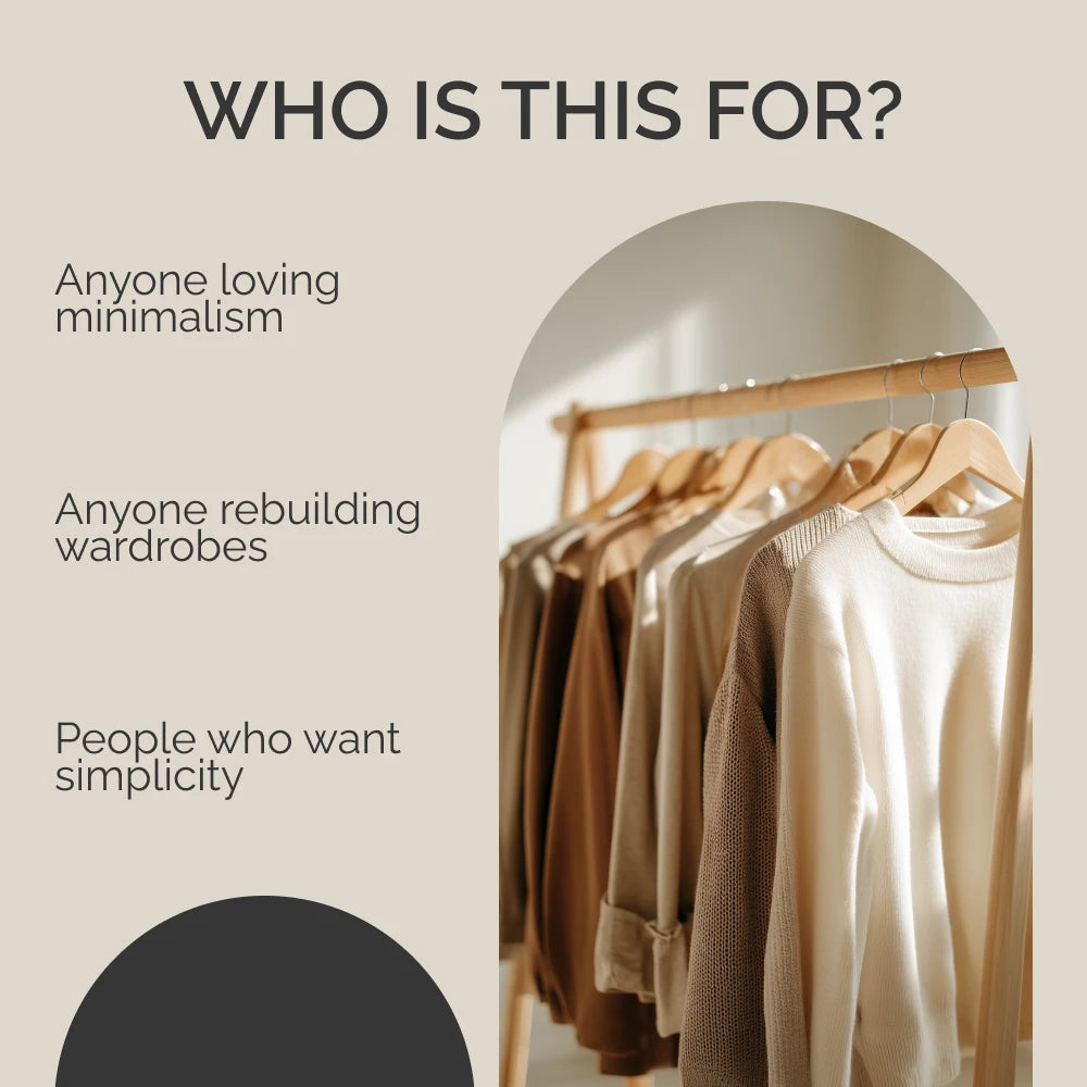 Capsule Wardrobe Magic: Simplify Your Style – Minimalist Wardrobe Capsule Tips Guide for Effortless Outfits & Closet Clarity