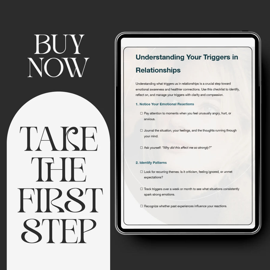 Understanding Your Triggers in Relationships – Printable Relationship Trigger Checklist | Self-Awareness & Healing Tool | How to Understand What Triggers Me in Relationships Guide
