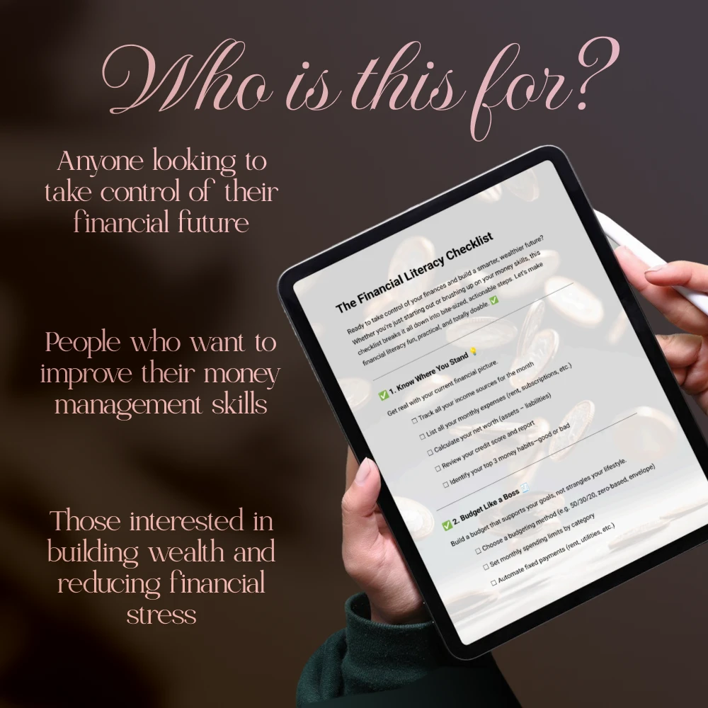 The Financial Literacy Checklist: Your Ultimate Guide to Mastering Money Management and Achieving Financial Freedom
