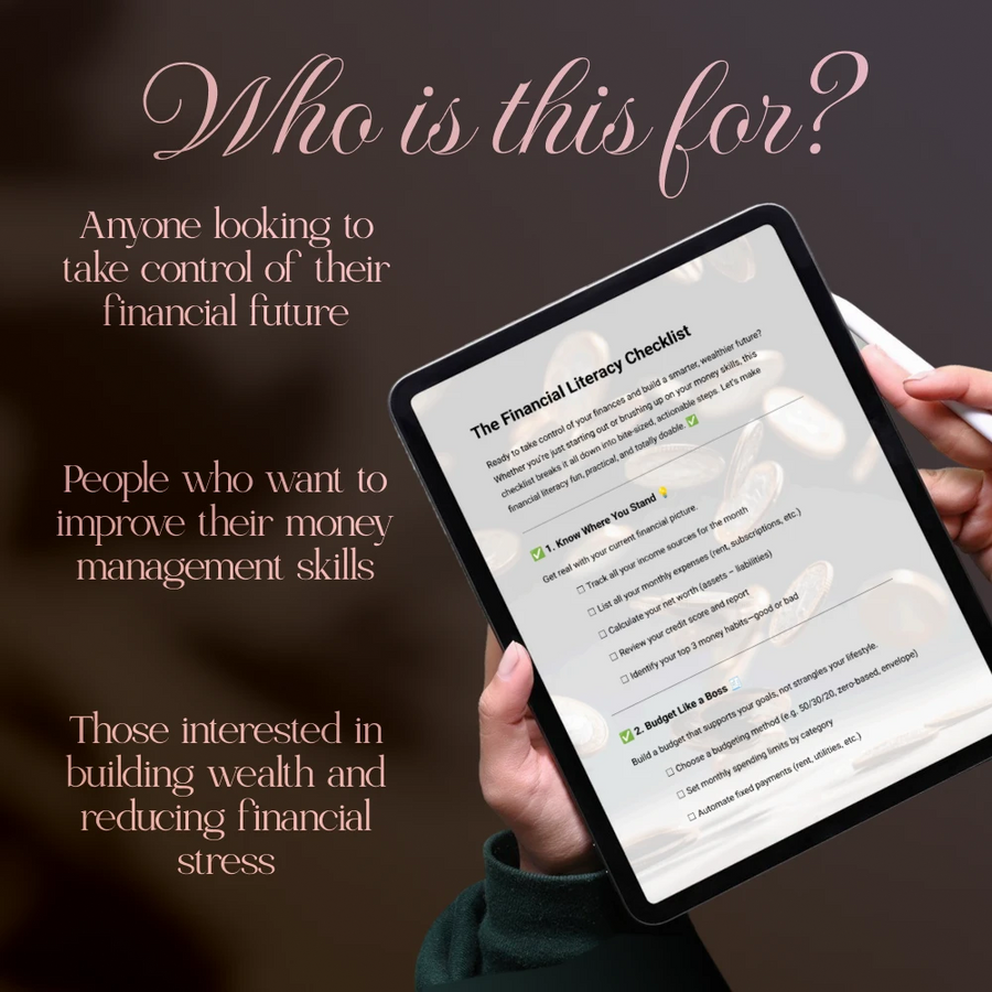 The Financial Literacy Checklist: Your Ultimate Guide to Mastering Money Management and Achieving Financial Freedom