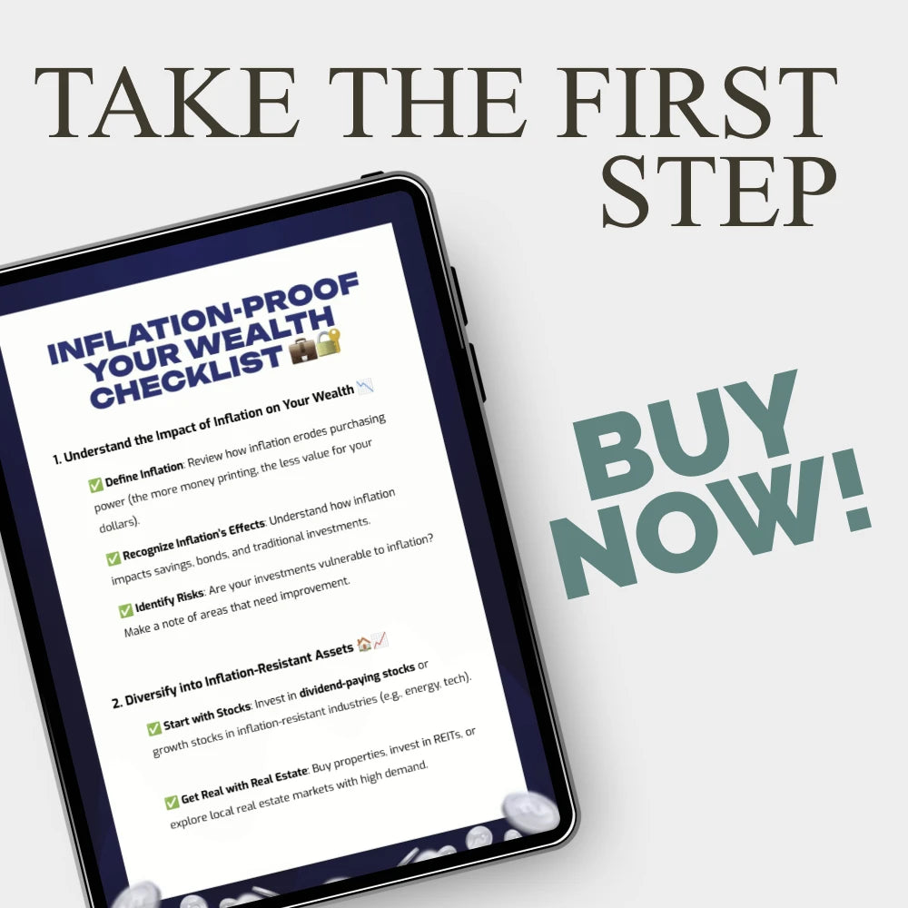 Inflation-Proof Your Wealth Checklist | Simple Guide to Inflation-Resistant Investment Options | Build a Strong Portfolio That Thrives in Any Economy | Digital Download