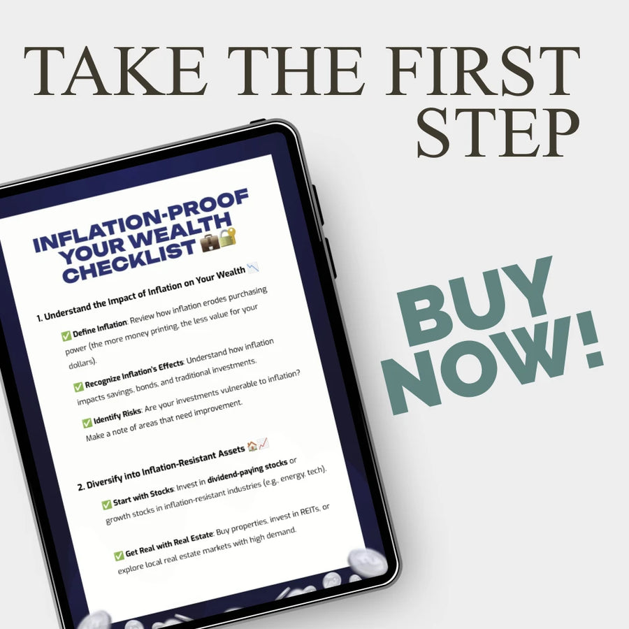 Inflation-Proof Your Wealth Checklist | Simple Guide to Inflation-Resistant Investment Options | Build a Strong Portfolio That Thrives in Any Economy | Digital Download