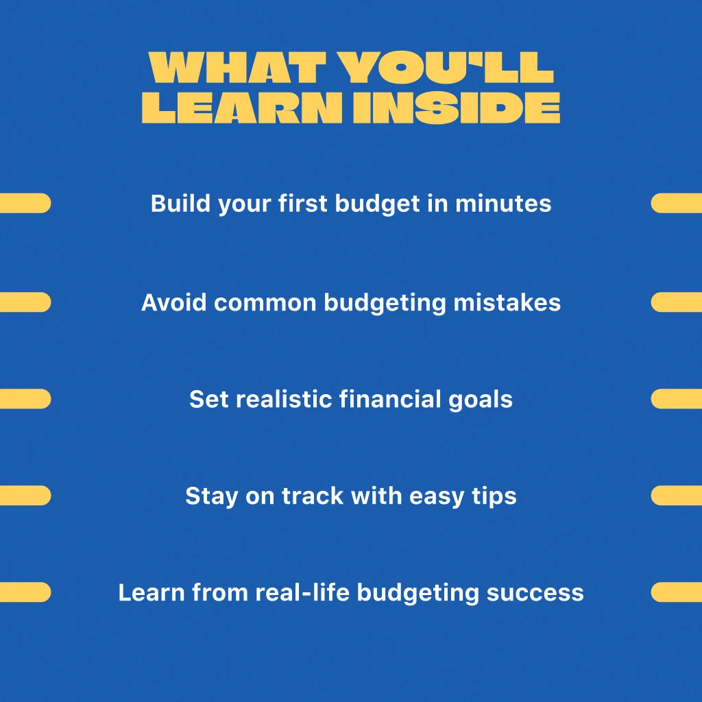 Your Money, Your Rules: The Simple Guide to Creating a Budget That Works | How to Create a Budget for Yourself eBook, Budget Planner PDF, Personal Finance Guide