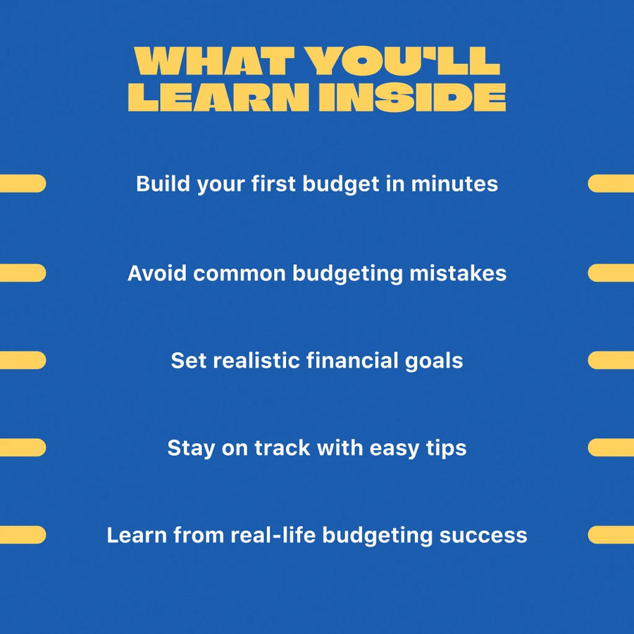 Your Money, Your Rules: The Simple Guide to Creating a Budget That Works | How to Create a Budget for Yourself eBook, Budget Planner PDF, Personal Finance Guide