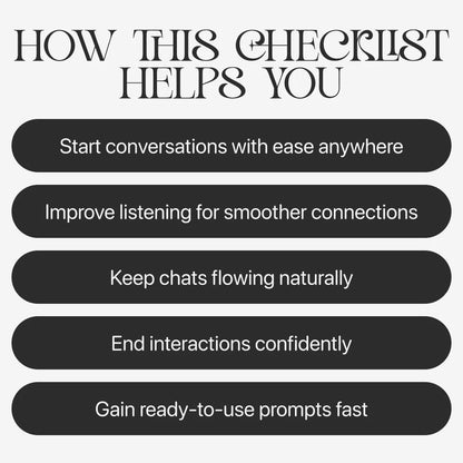 Small Talk Made Simple | Digital Download Guide for Better Conversations, Easy Social Skills, Everyday Communication Tips, Printable eBook