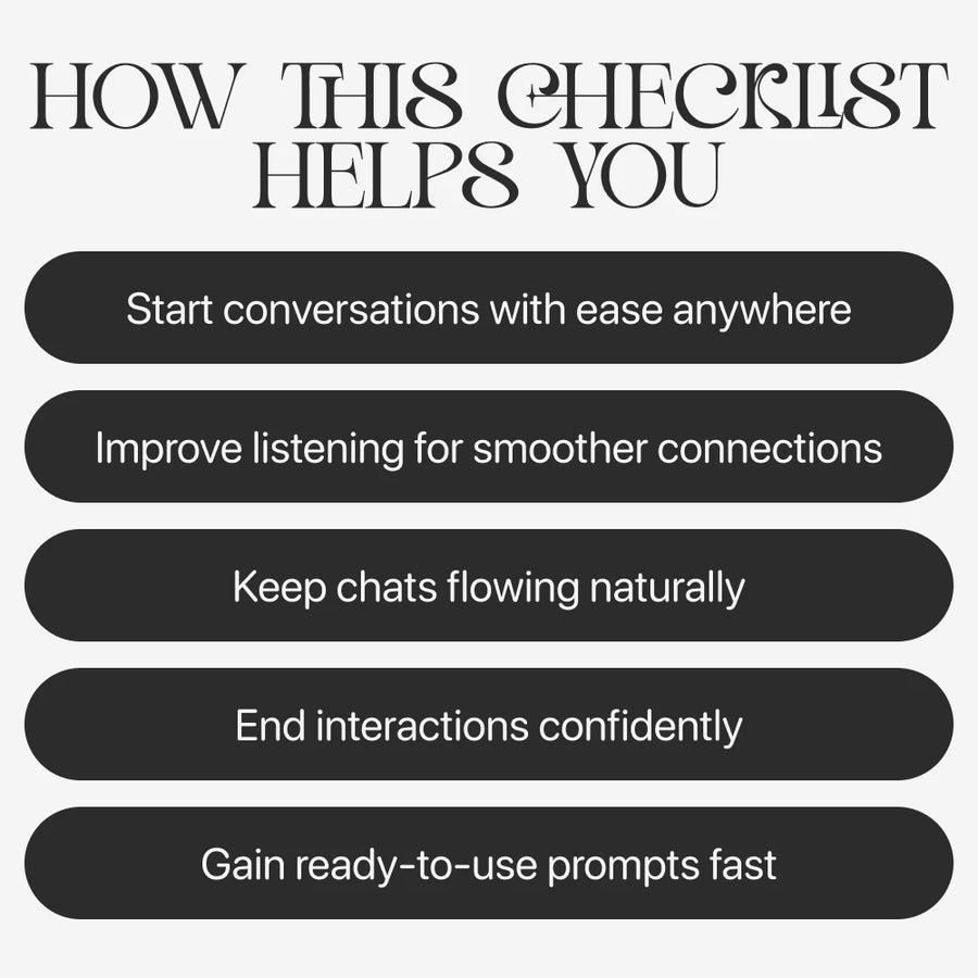 Small Talk Made Simple | Digital Download Guide for Better Conversations, Easy Social Skills, Everyday Communication Tips, Printable eBook