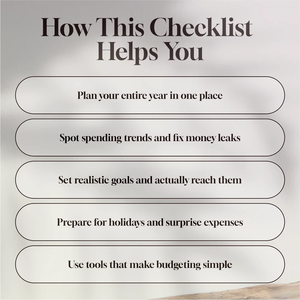 Your Year, Your Money: The No-Stress Guide to Building a Yearly Budget That Works | How to Make a Yearly Budget Digital Download, Budgeting Guide PDF