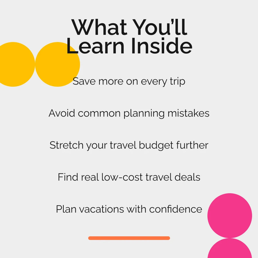 Escape Smart: Your Ultimate Guide to Affordable Vacation Planning — Budget Travel eBook, Money-Saving Travel Guide, Digital Download for Affordable Adventures