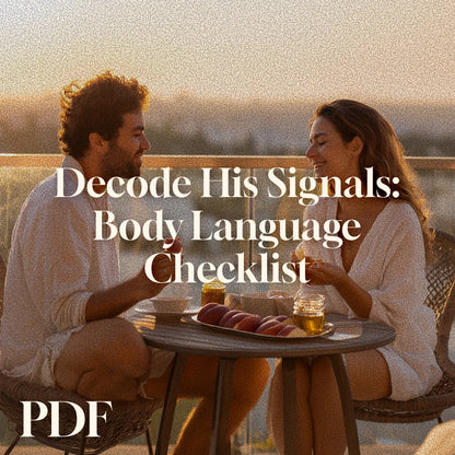 Decode His Signals: Body Language Checklist - Signs He Likes You