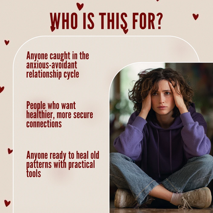 The Anxious-Avoidant Survival Checklist | Digital Download for Healing Anxious Avoidant Attachment Style | Self-Help Relationship Guide & Printable Resource