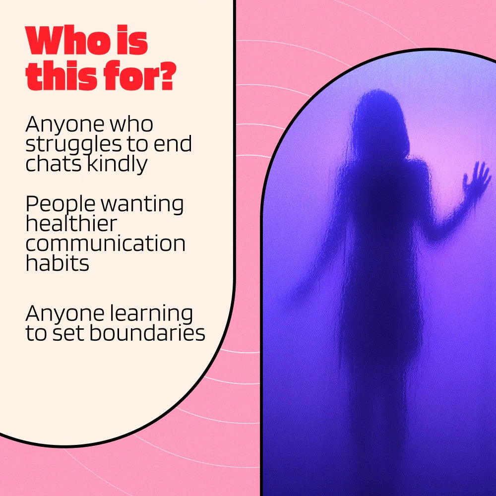 How to Stop Ghosting Others Gently and Mindfully | Digital Download Guide for Clear, Respectful Communication, Boundaries & Self-Care