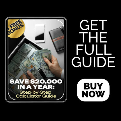 Save $20,000 in a Year: Step-by-Step Calculator Guide – How to Save $20000 in a Year Calculator