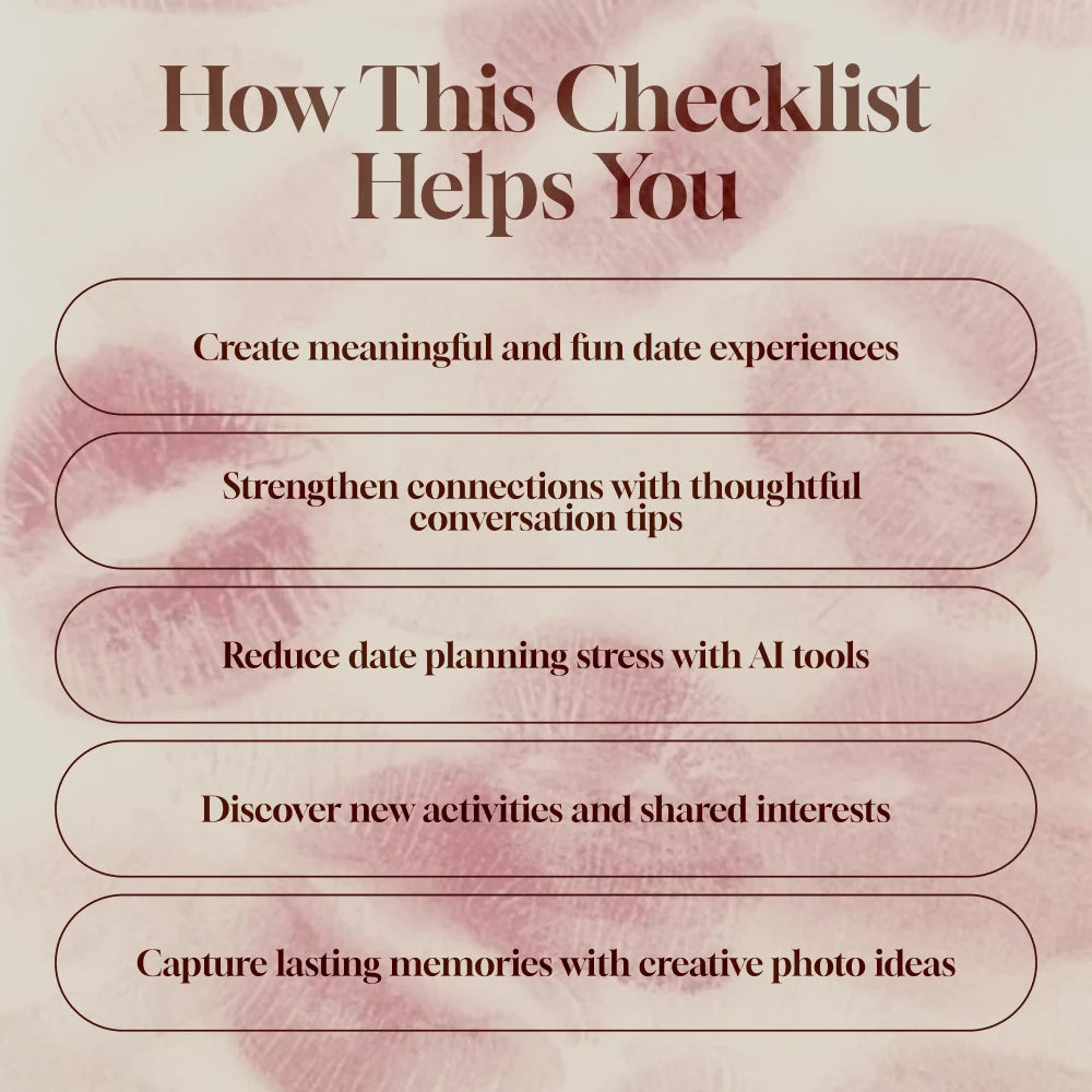 Ultimate Third Date Ideas Checklist: Spark the Magic - Fun & Creative Date Planning Guide
