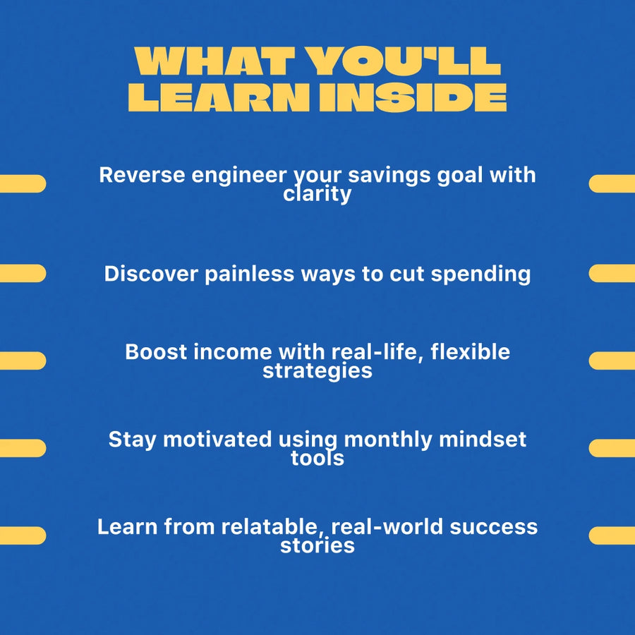 The Bold Blueprint to Saving $20K in 6 Months Without Losing Your Mind | Digital Guide | How to Save 20K in 6 Months PDF