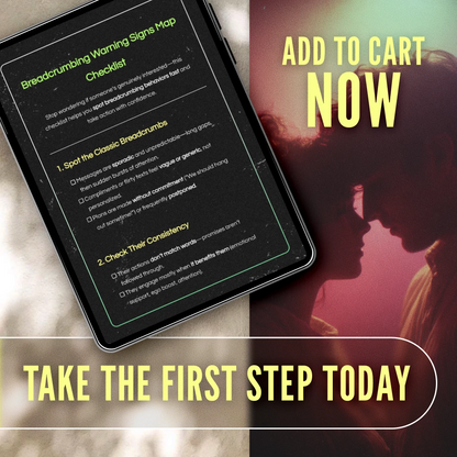 Breadcrumbing Warning Signs Map Checklist | Digital Download Relationship Red Flag Guide | Spot Breadcrumbing Behaviors Fast