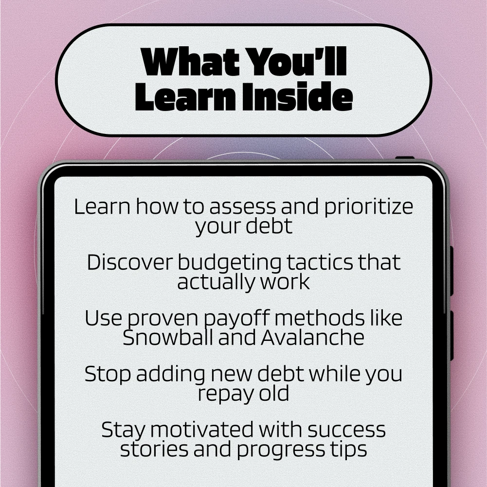 A Practical Guide to Crushing Credit Card Debt | How Do I Get Out of Credit Card Debt eBook | Debt Repayment Strategies & Budgeting Tips