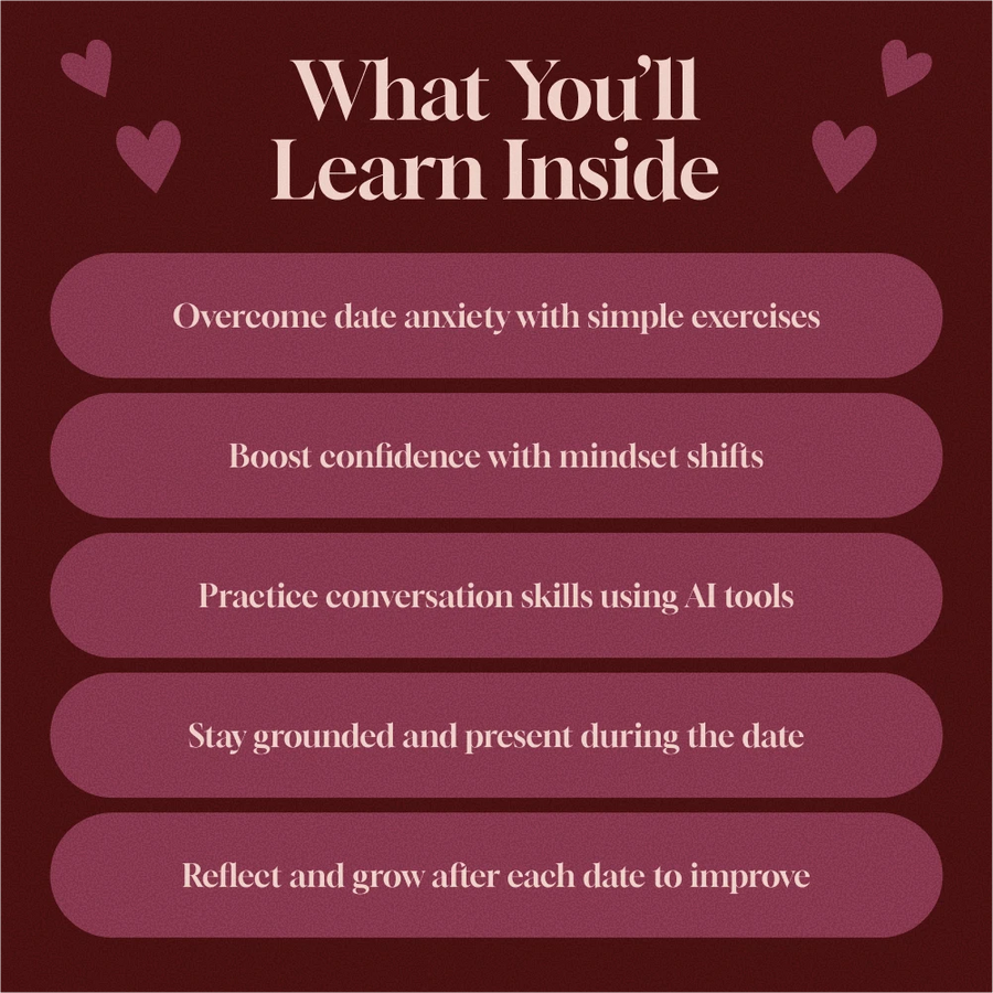 Chill & Chat: A Friendly Guide to Feeling Calm on Dates - How to Feel Less Nervous on Dates eBook & Checklist