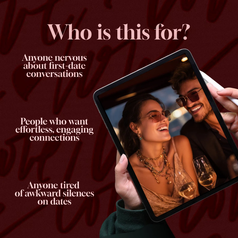 First Date Conversation Mastery Checklist: No Awkward Silences Guaranteed | Digital Download | What to Talk About on a First Date (No Awkward Silences) | Printable Dating Guide & Conversation Starters