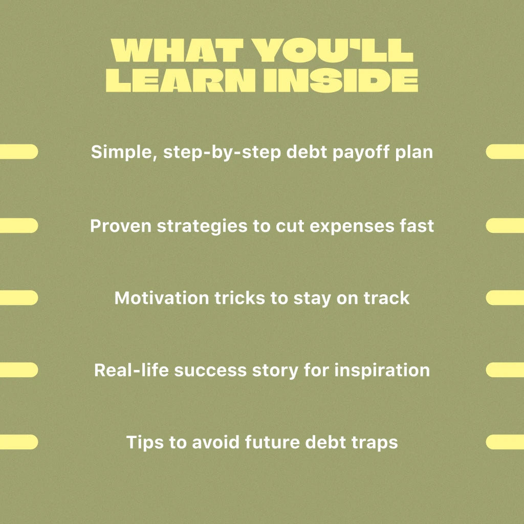 The 6-Month Blueprint to Paying Off $5,000 and Gaining Financial Freedom | Digital Guide on How to Pay Off $5000 in Debt in 6 Months | Budgeting, Mindset, Savings