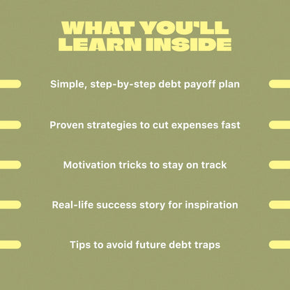 The 6-Month Blueprint to Paying Off $5,000 and Gaining Financial Freedom | Digital Guide on How to Pay Off $5000 in Debt in 6 Months | Budgeting, Mindset, Savings