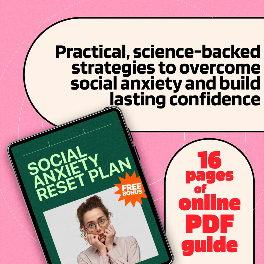 Social Anxiety Reset Plan | Digital Guide to Overcoming Social Anxiety, Building Confidence & Practicing Conversations with AI Support