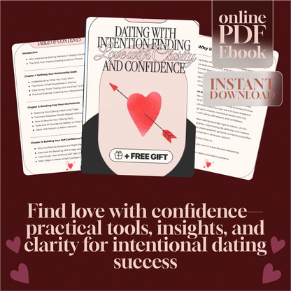 Dating with Intention Finding Love with Clarity and Confidence | Self-Help Relationship eBook | Digital Download Guide for Singles