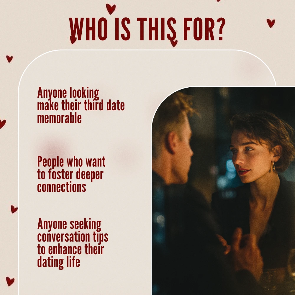 Third Date Questions Checklist: Spark Real Connection & Fun Conversations - Digital Download