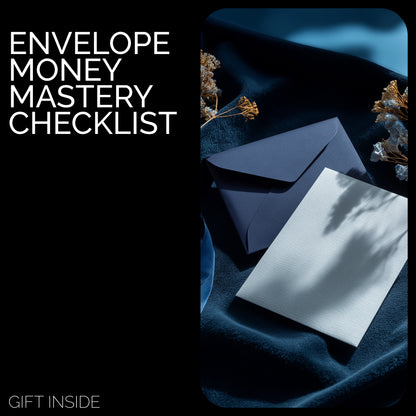 Envelope Money Mastery Checklist – Saving Money Envelopes System for Simple Budgeting, Cash Stuffing Planner, Smart Spending & Stress-Free Savings