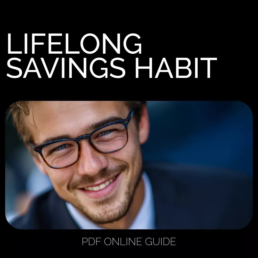 A Simple Guide to Building a Lifelong Savings Habit | Printable Digital Guide | How to Build a Savings Habit for Financial Freedom & Stress-Free Money Management