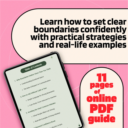 How to Ask for Boundaries Clearly: A Digital Guide for Confident Communication and Healthy Relationships