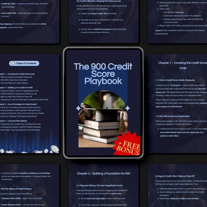The 900 Credit Score Playbook: How to Get a 900 Credit Score and Master Your Financial Future