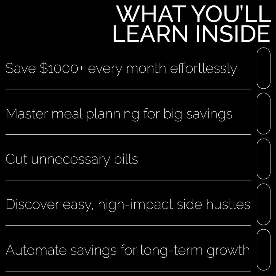 The $1000 Playbook: Save Big Every Month - Ultimate Guide to Cutting Expenses & Boosting Savings