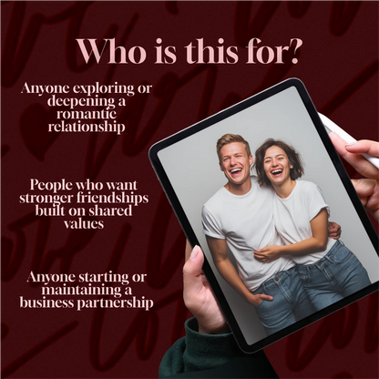 Are We on the Same Page | Life Values Compatibility Checklist | Digital Download eBook & Printable Guide for Relationships, Friendships, and Partnerships