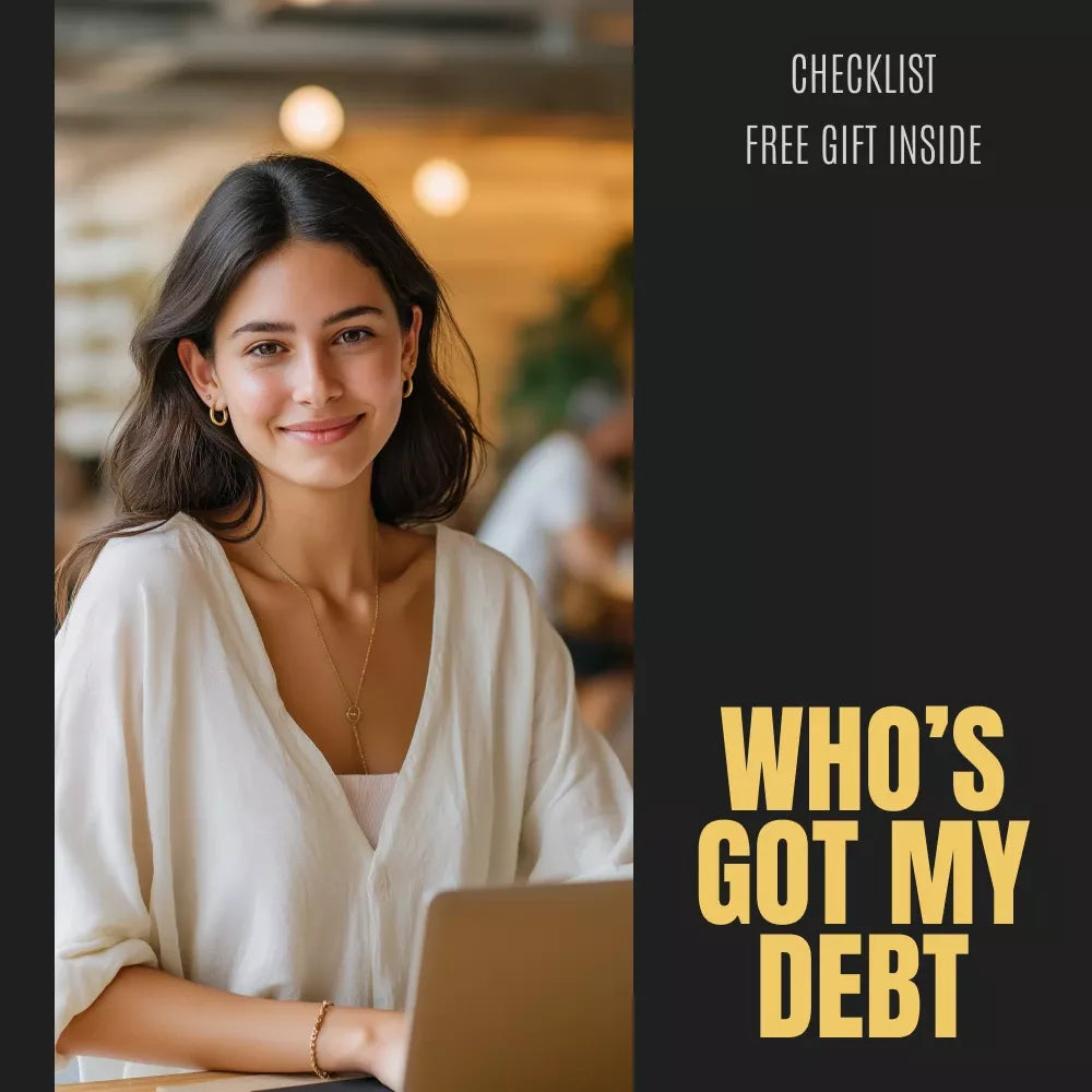 Who’s Got My Debt Checklist | Printable Step-by-Step Guide for How to Find Out What Collection Agency I Owe and Rebuild Credit Confidence