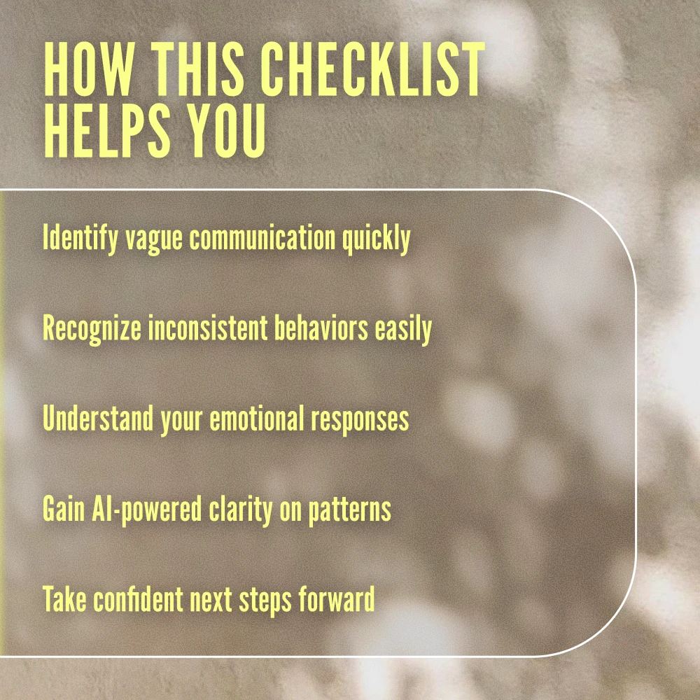Breadcrumbing Warning Signs Map Checklist | Digital Download Relationship Red Flag Guide | Spot Breadcrumbing Behaviors Fast