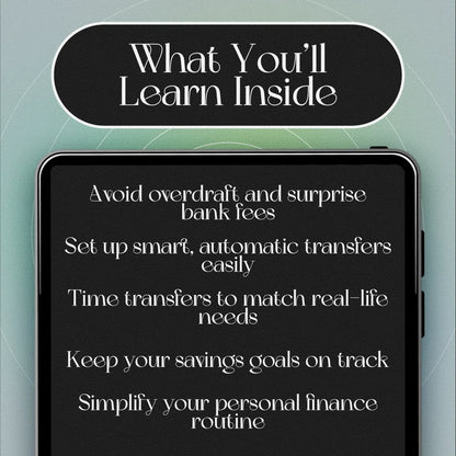 Cash Flow Magic: Your Ultimate Guide to Moving Money from Savings to Checking | Digital eBook for Budgeting, Transfers & Personal Finance Strategy