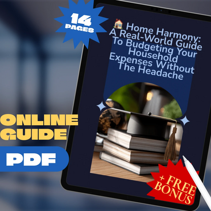 Home Harmony: A Real-World Guide to Budgeting Your Household Expenses Without the Headache | How to Make a Budget for Home Expenses | Printable PDF Financial Guide