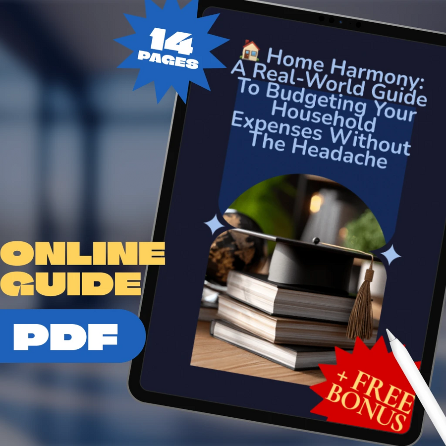 Home Harmony: A Real-World Guide to Budgeting Your Household Expenses Without the Headache | How to Make a Budget for Home Expenses | Printable PDF Financial Guide