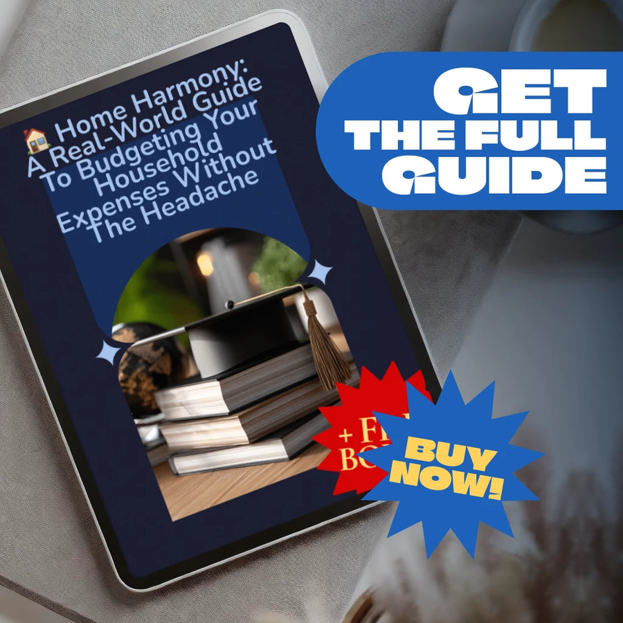 Home Harmony: A Real-World Guide to Budgeting Your Household Expenses Without the Headache | How to Make a Budget for Home Expenses | Printable PDF Financial Guide